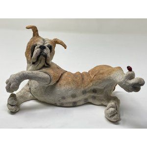 A Breed Apart Bulldog w/Ladybug Figurine #70062